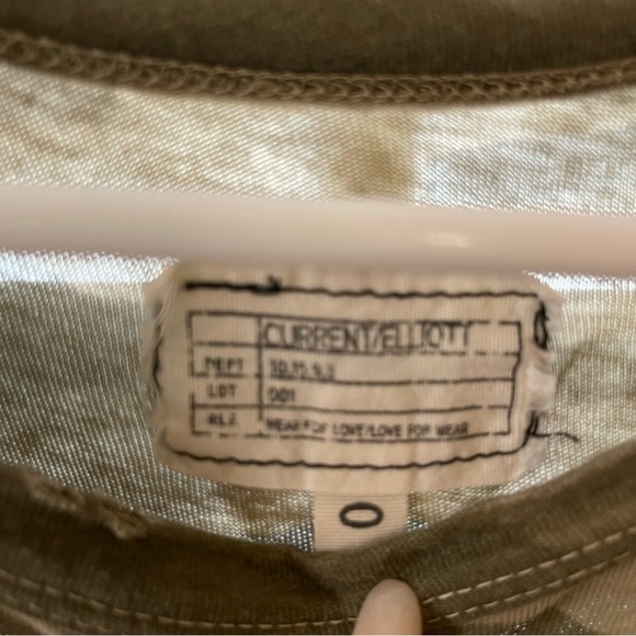 Current/Elliott Green and Brown Muscle Tee - Picture 6 of 9